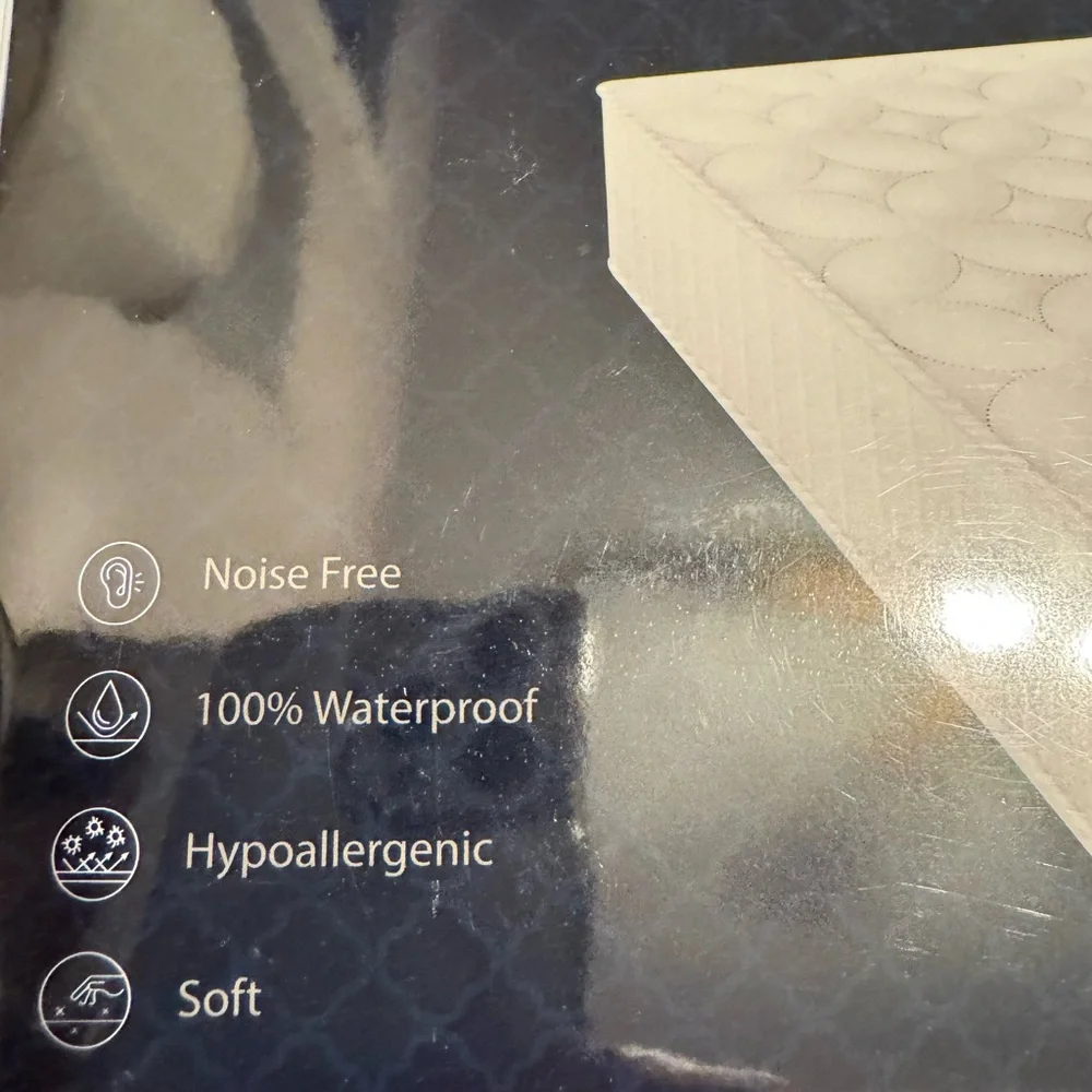 Premium Bamboo King Size Mattress Protector-Waterproof, Hypoallergenic, No Noise